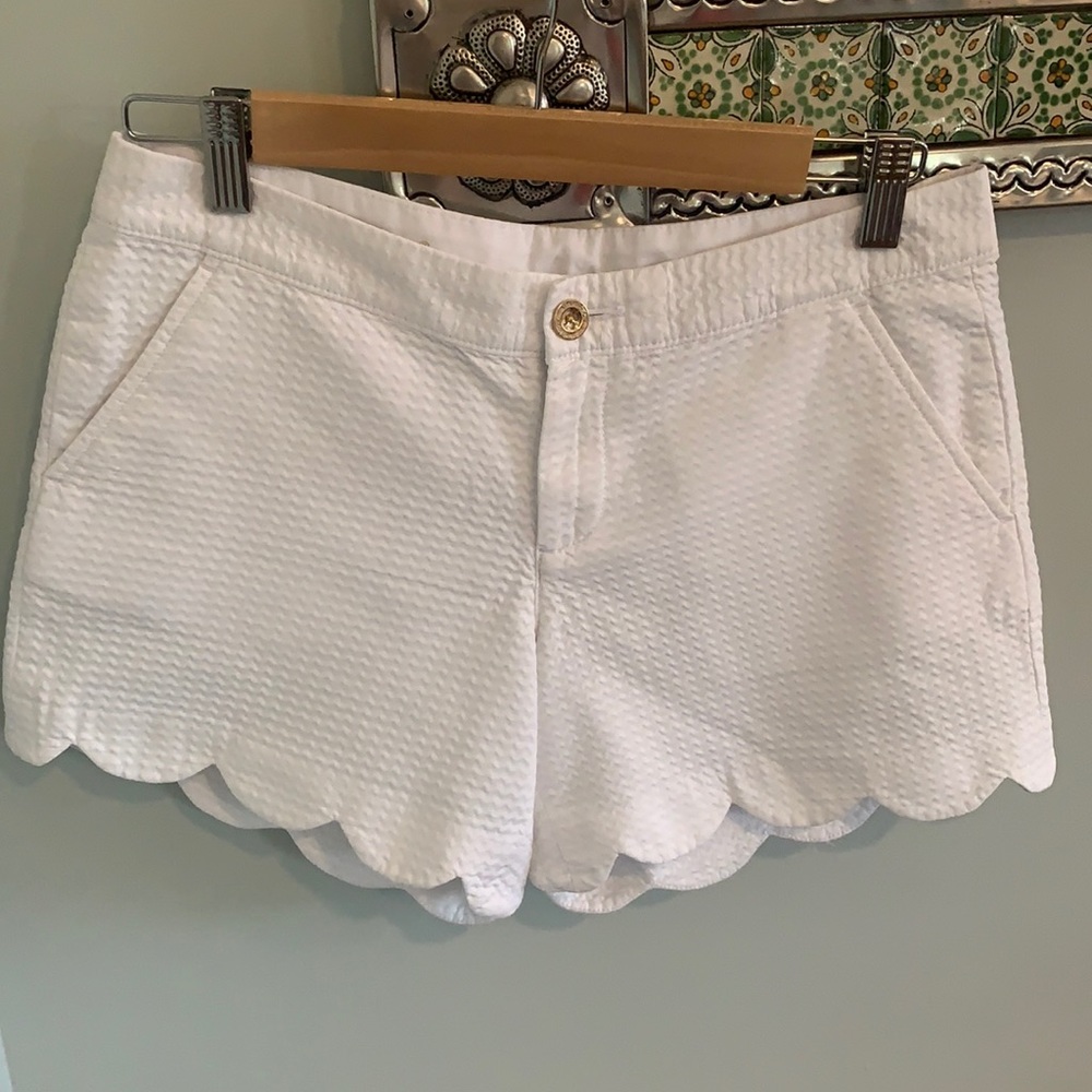 Lilly Pulitzer White Shorts The Buttercup
